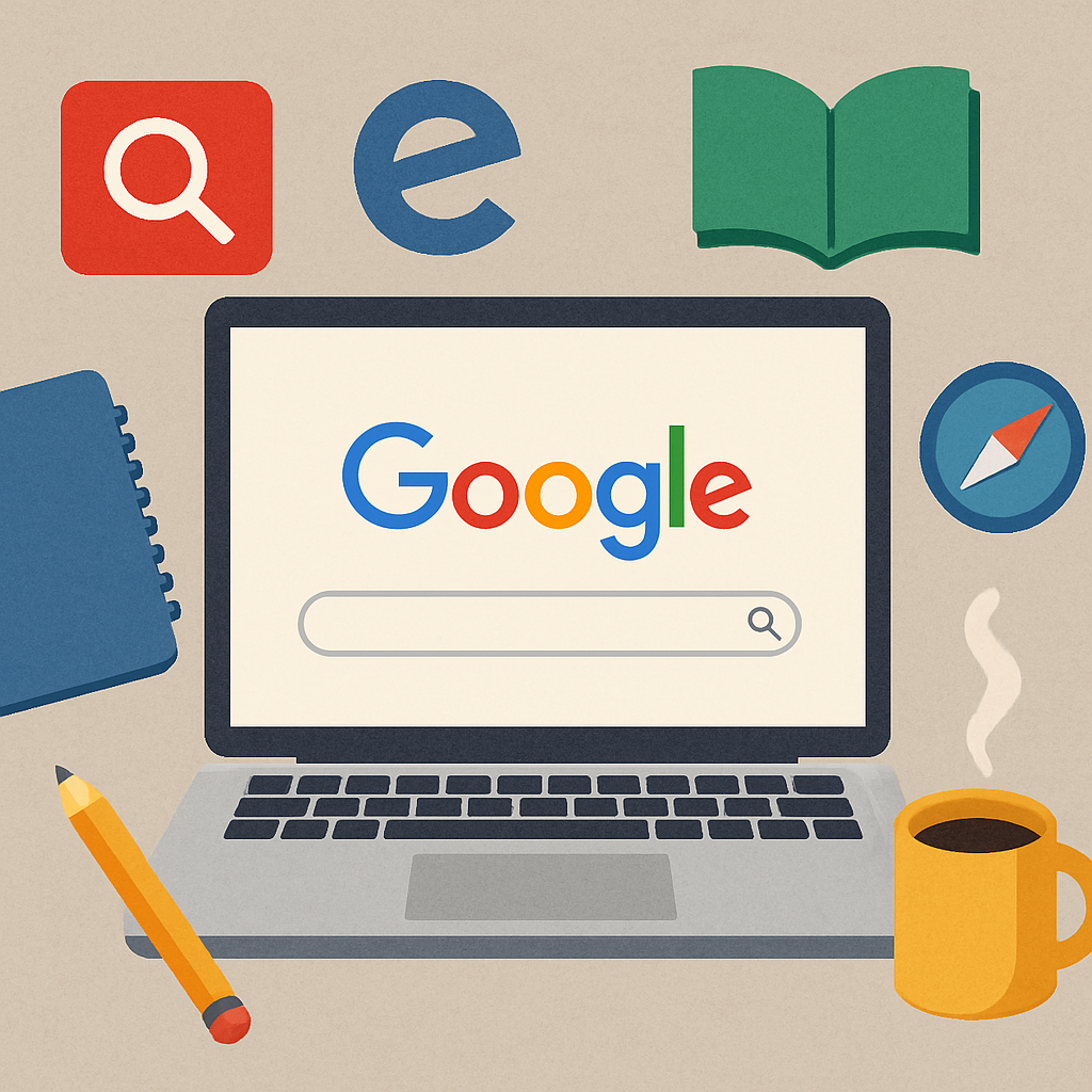 أشهر محركات البحث على الإنترنت هو قوقل google
